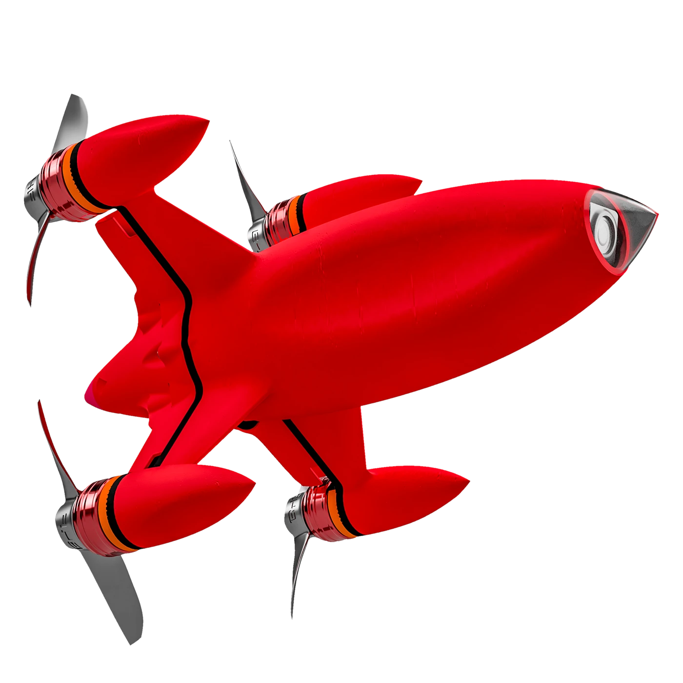 Born4Flight SH250g SpeedHunter — world's fastest minidrone at 565.4 km/h